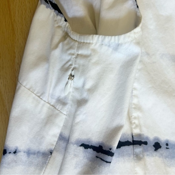 Pendleton White & Navy Windowpane Dress 14 Petite 100% Cotton Classic Coastal - Picture 5 of 6